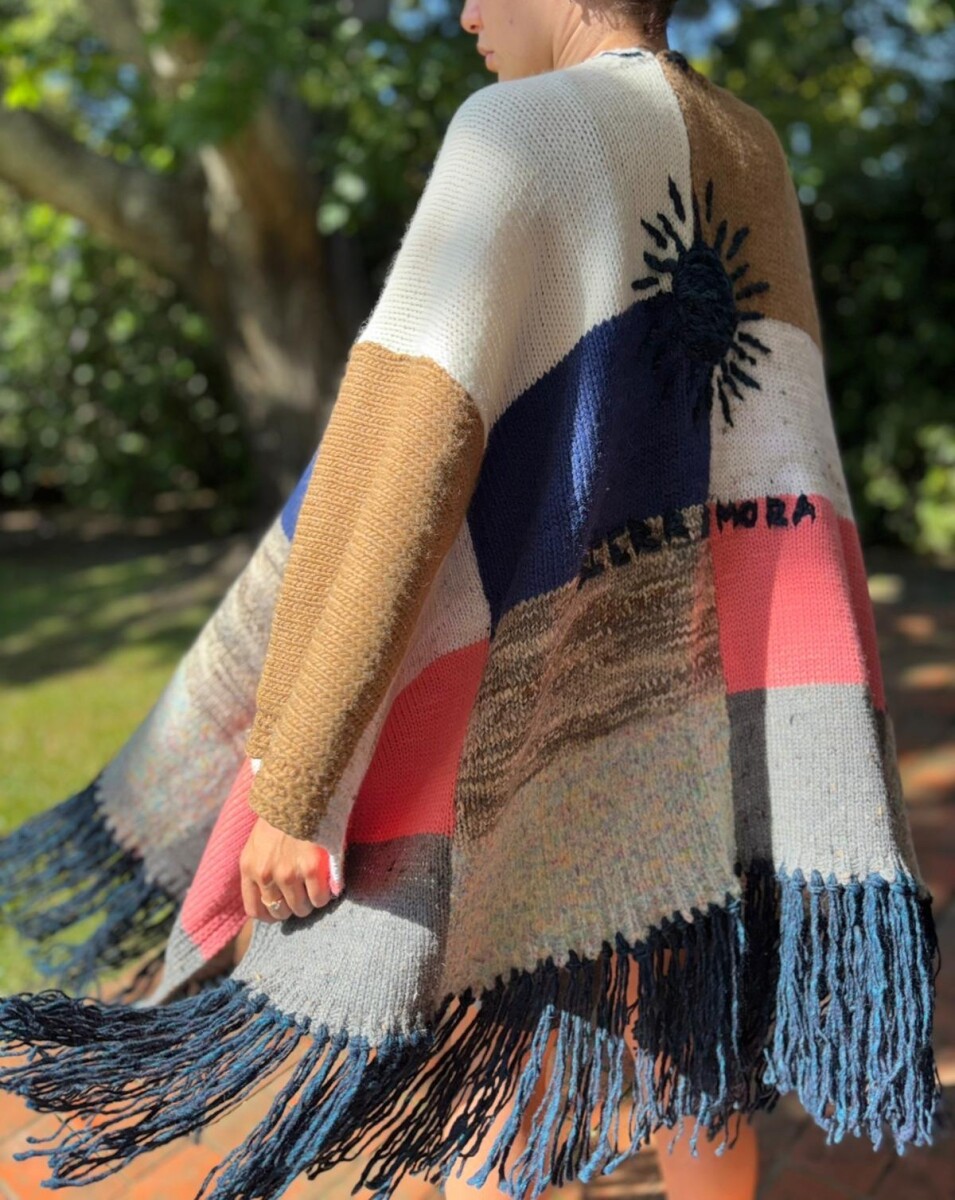 SierraMora Embroidery Chall - Multicolor / Petróleo 