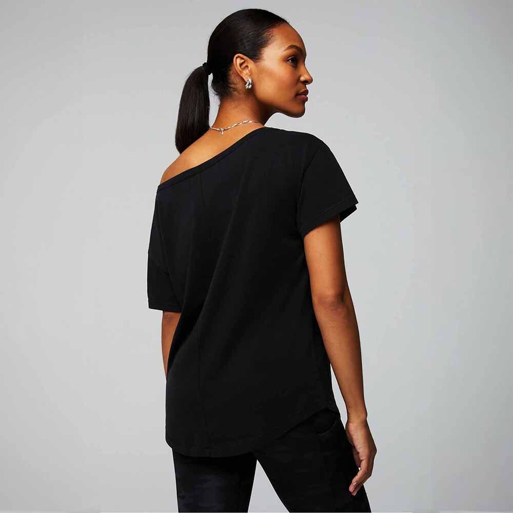 Polo Cotton Oversized Tee Mujer Black