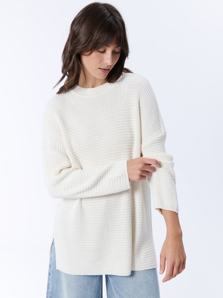 Sweater Tejido Crudo