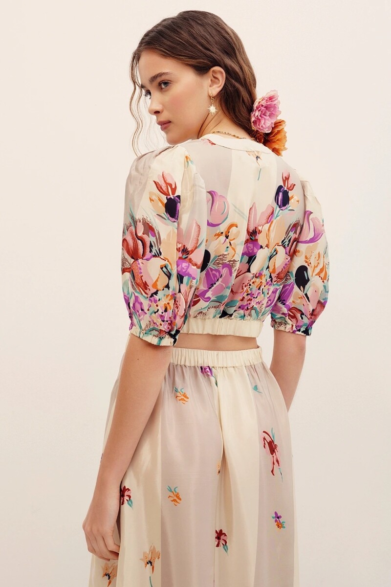 TOP AZUCENA Multicolor
