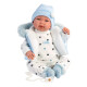 Muñeco Llorens 18439 - Bebé Tino Con Abrigo Capucha Celeste 44 Cm Muñeco Llorens 18439 - Bebé Tino Con Abrigo Capucha Celeste 44 Cm