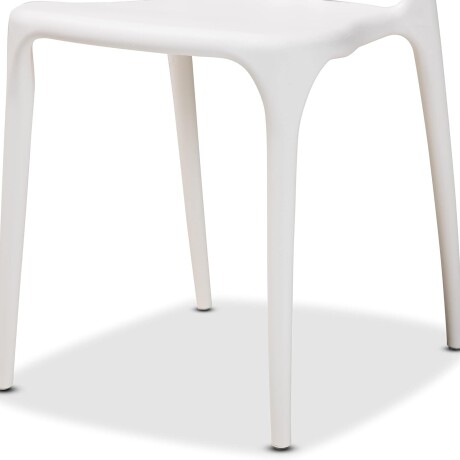 Silla Wishbone de jardin Blanco
