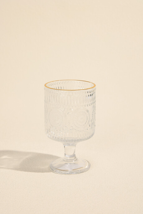 Copa Atenas Ii Con Borde Dorado Color Unico