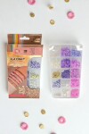 Set p/confección de bijouterie ibi craft - 700 piezas - tonos violeta Set p/confección de bijouterie ibi craft - 700 piezas - tonos violeta