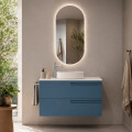 MUEBLE DE BAÑO ECONIC 100 CM AZUL VAPOR CON ENCIMERA Mueble De Baño Econic 100 Cm Azul Vapor Con Encimera