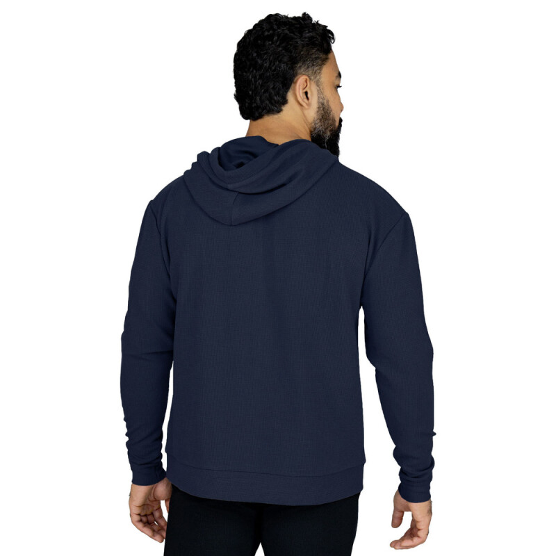 HODDIE MEN EVERLAST WAFFLE NA M6 XL AZUL NAVY