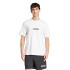 Remera de Hombre Adidas Essentials Linear Single Jersey M Blanco - Negro