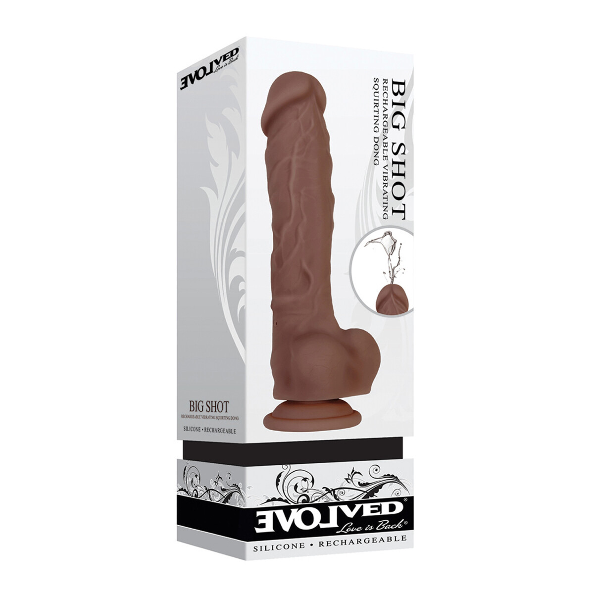 Dildo Realistico con Ventosa Squirting Big Shot 