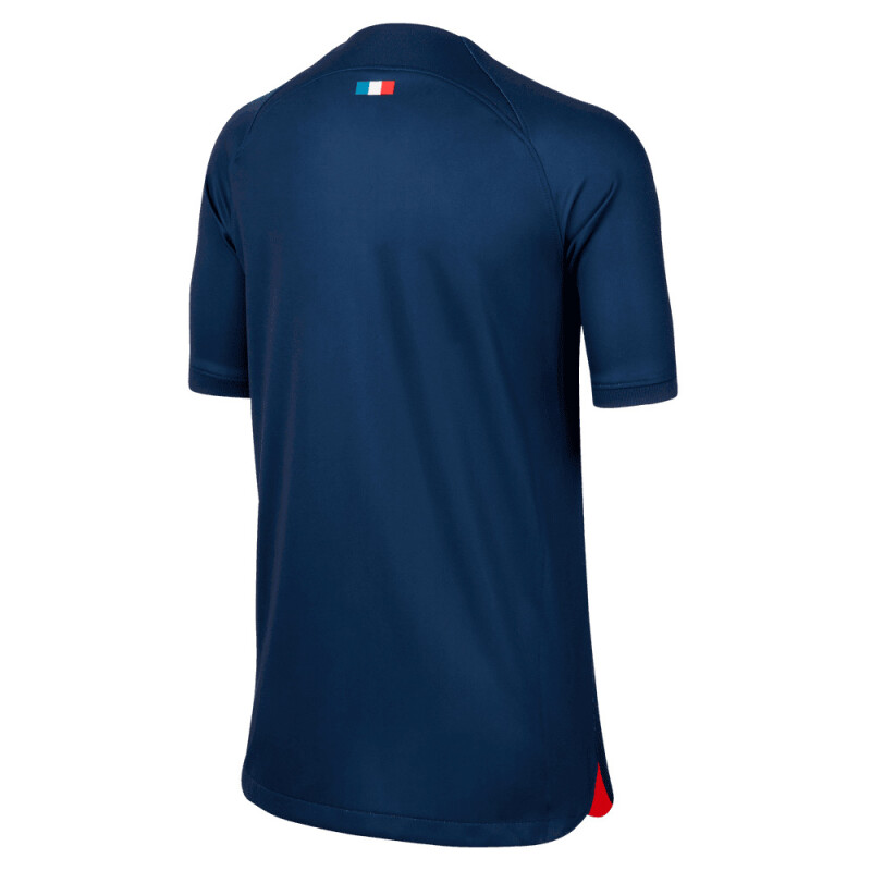 Remera Paris Saint-Germain 2023/24 Stadium Camiseta Oficial de Niños Azul