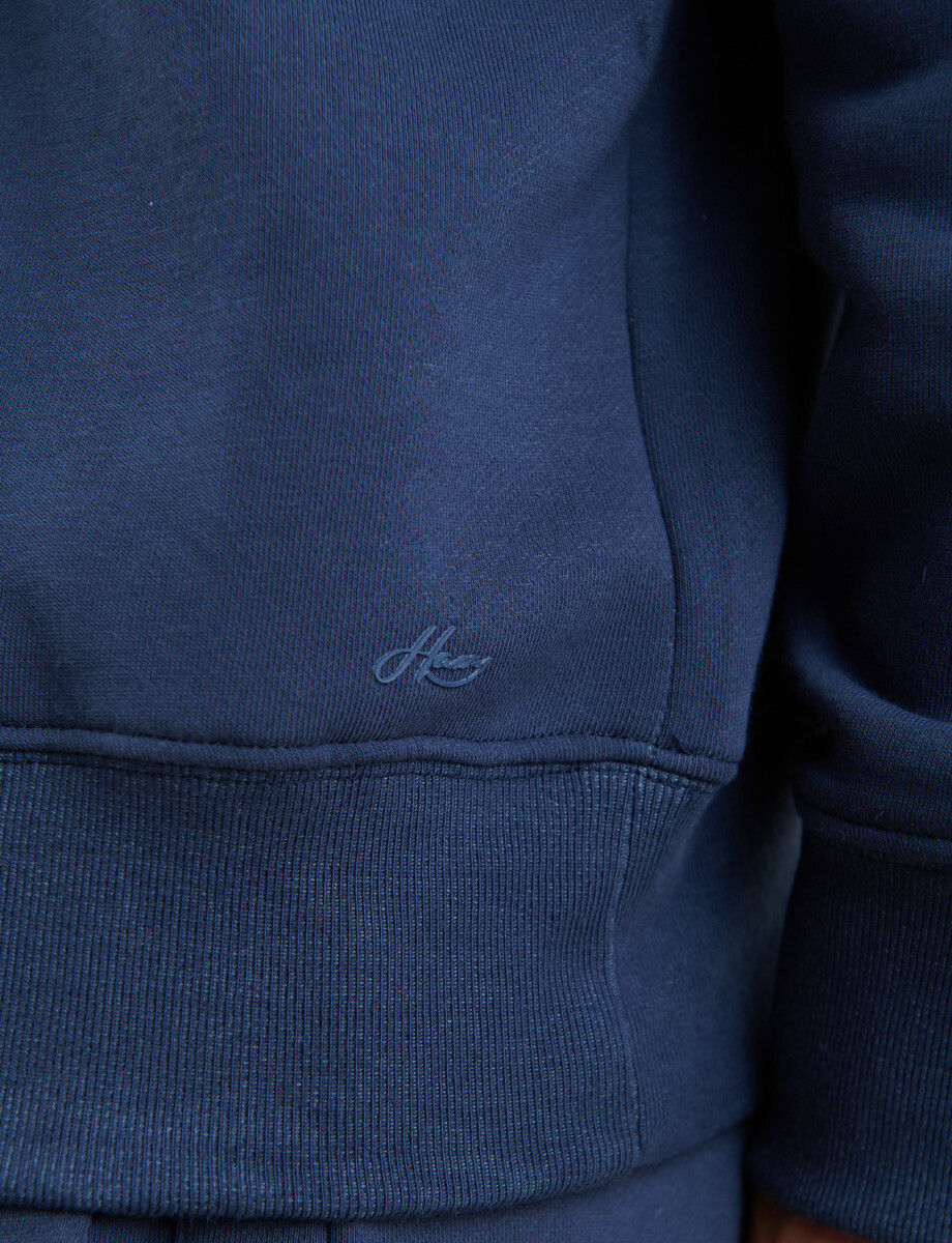 470559 SWEATER HARRY Azul Piedra Melange