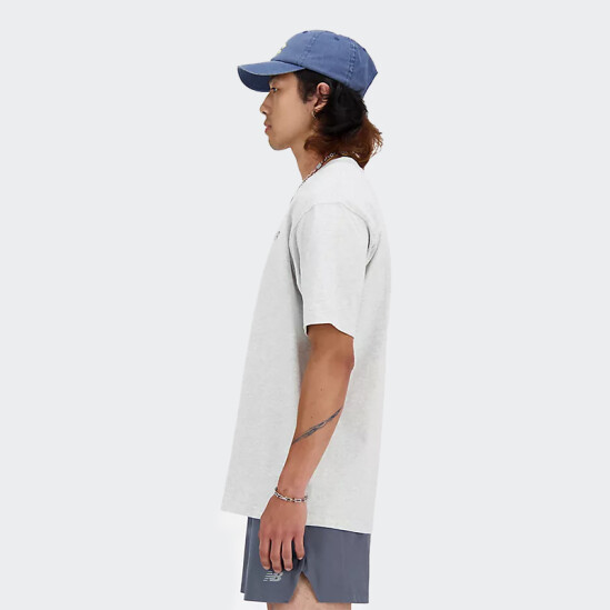Remera New Balance Athletics Cotton Gris