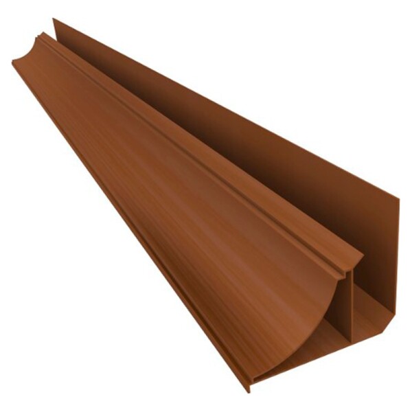 ÁNGULO PERIMETRAL PVC 6 MTS MOGNO ángulo Perimetral Pvc 6 Mts Mogno