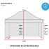 Gazebo Plegable 3x4.5 M Autoarmable 3 Paredes Eventos Playa Gazebo Plegable 3x4.5 M Autoarmable 3 Paredes Eventos Playa