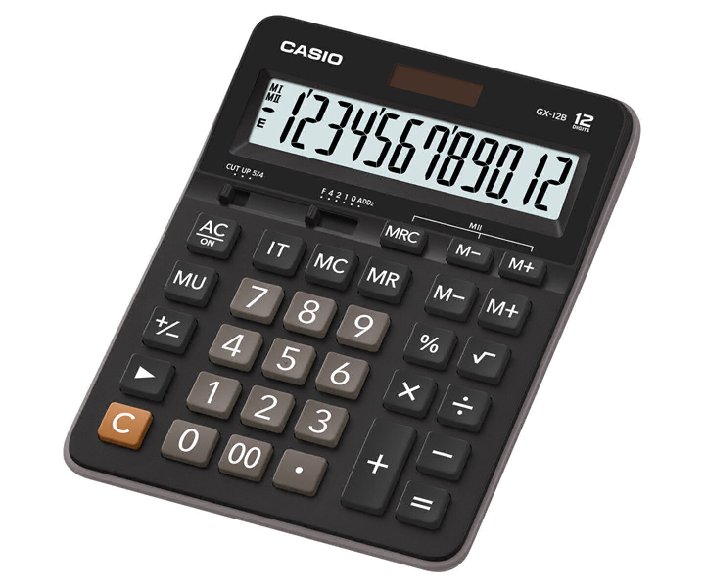 Calculadora Casio GX-12B - Calculadora Casio GX-12B-BK 