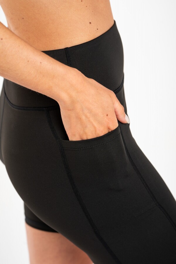 Biker Fitness Tiro Alto Negro