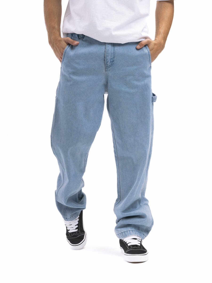 Jean Carpintero Oversized - Celeste 