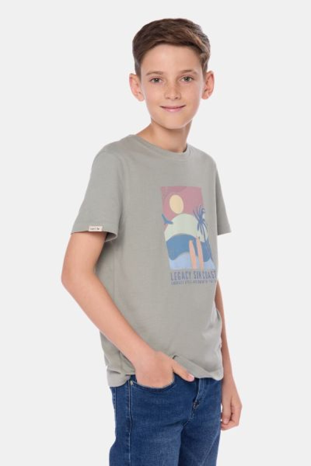 REMERA ESTAMPADA Verde