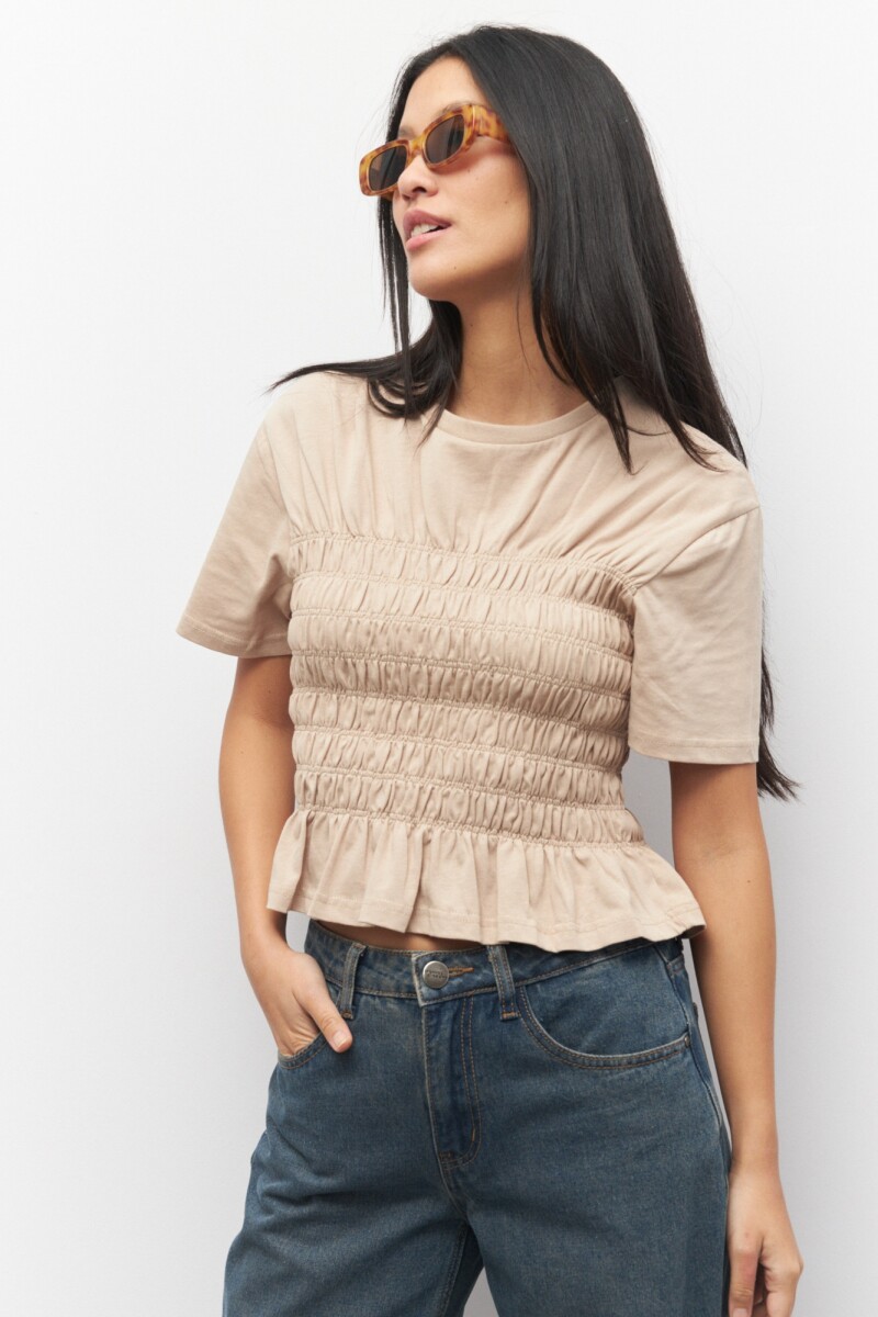 REMERA CADDI Beige