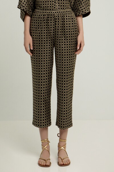 PANTALÓN RECTO Negro