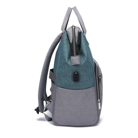 Mochila Kolke KVM-533 15.6" Gris y Verde Agua Mochila Kolke KVM-533 15.6" Gris y Verde Agua