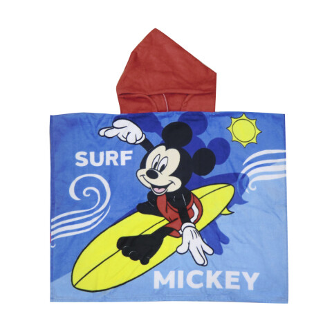 Bata Poncho de Baño Infantil Mickey y Minnie U