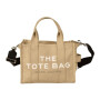 Marc Jacobs- Bolso de lona, The Small Tote Beige
