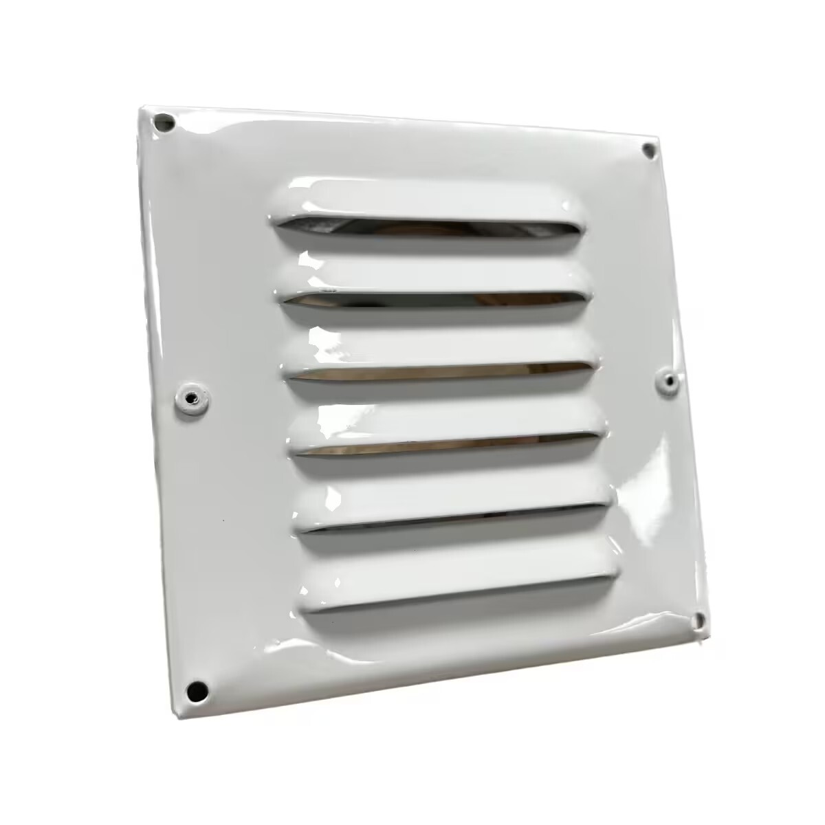 Rejilla Ventilación Metálica 10x10 Tubo Corto 100 C/orificio 