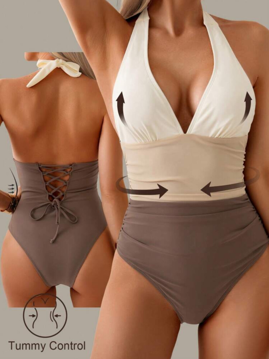 Enteriza modeladora AMANDA - Beige 