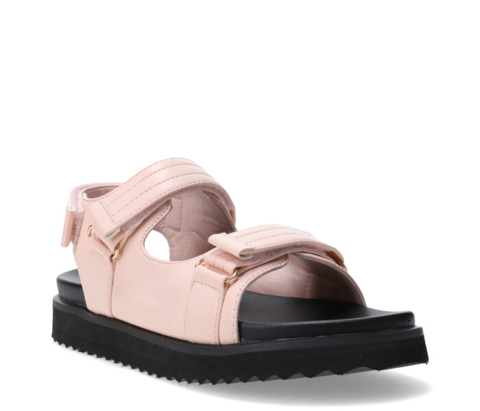 Sandalia de Niña Mini Miss Carol KATALLA con velcro Rosado