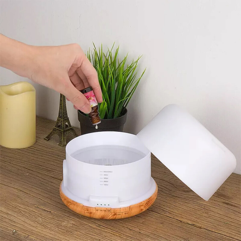 Aromatizador humidificador con luz led BLANCO