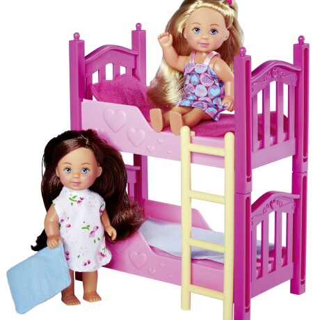 Set Muñeca Evi Love cuchetas incluye 2 muñecas 001