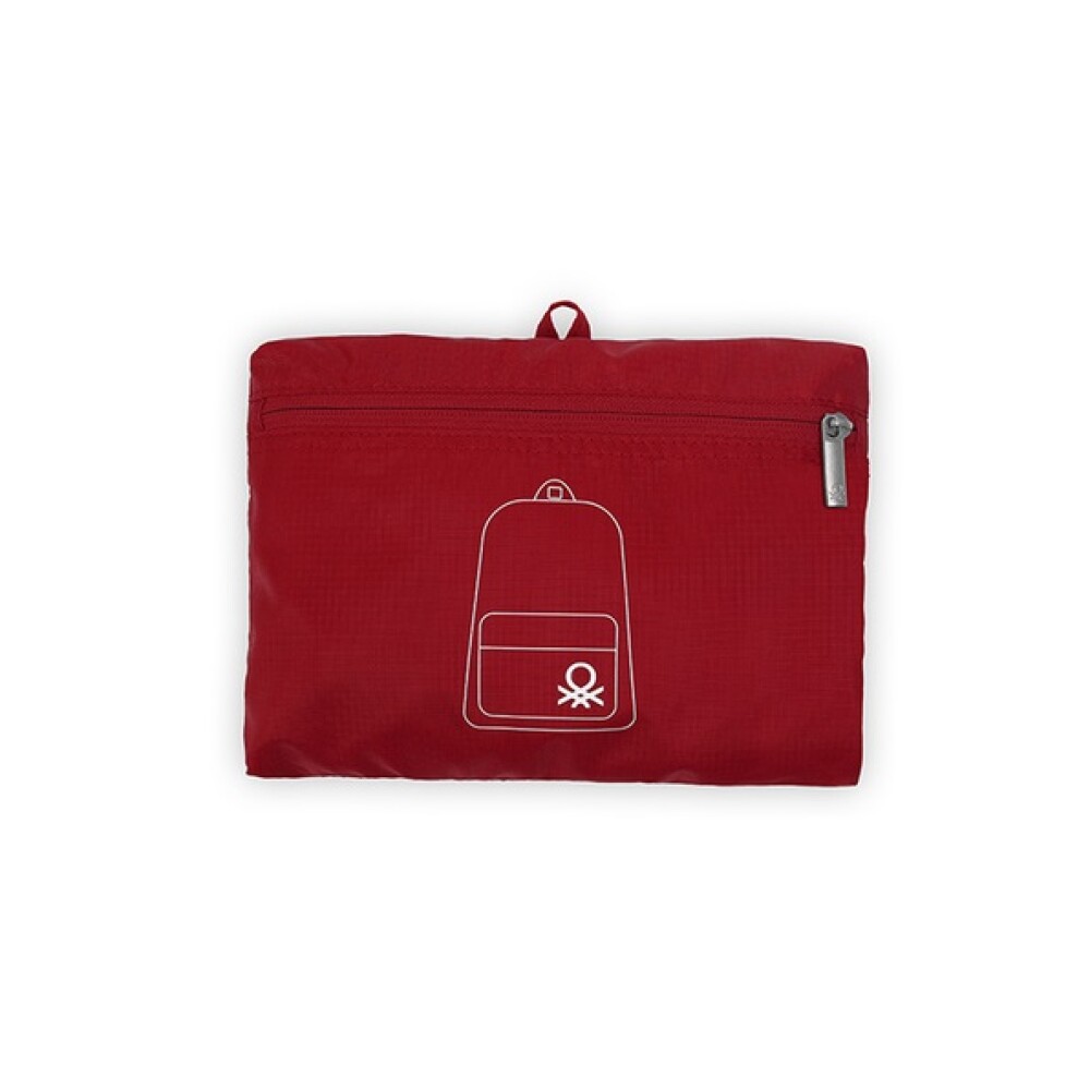 Mochila Benetton-Rojo BE FOLDABLE BACKPACK RED