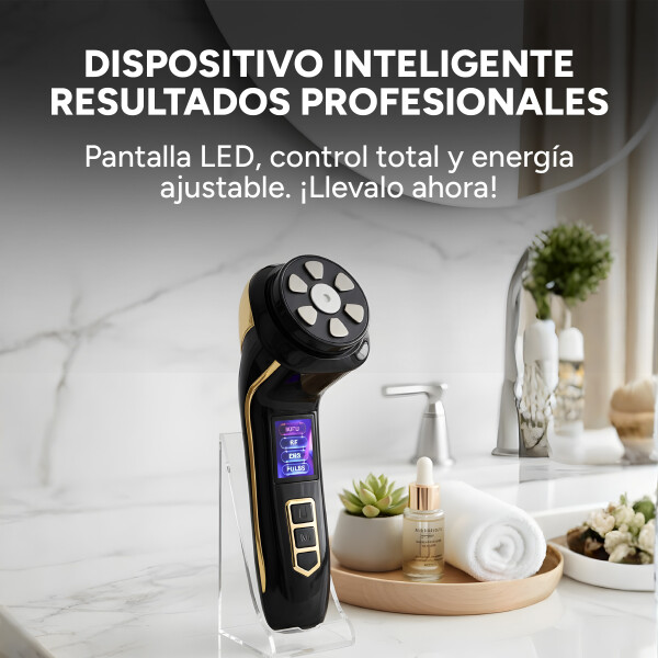 Dispositivo De Belleza Mini Hifu 3ra Generación 4 en 1 Color Negro