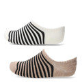 Medias Infantiles N+ Rayas x2 Beige - Marrón - Negro