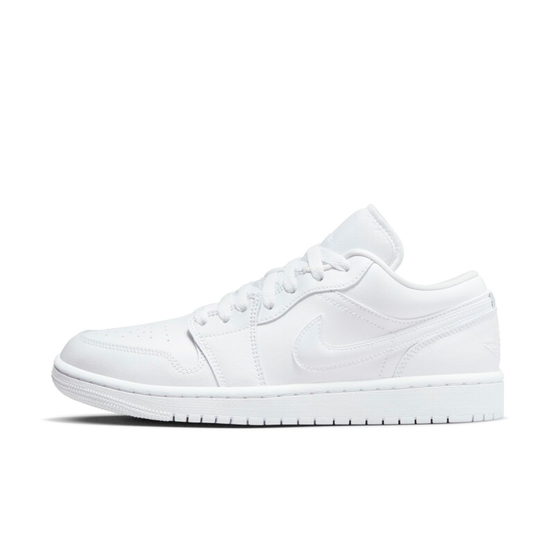 Championes Air Jordan 1 Bajo de Mujer Blanco