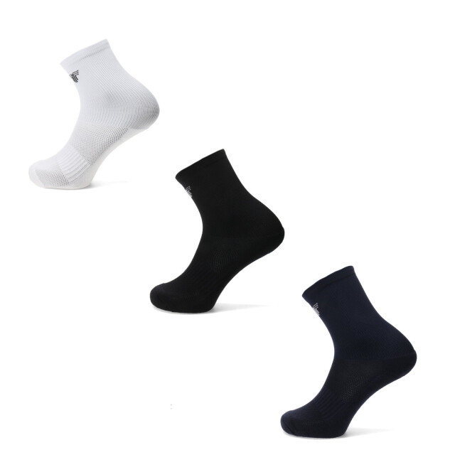Medias de Niños TIFFOSI Tripack 3 Alta Negro - Blanco