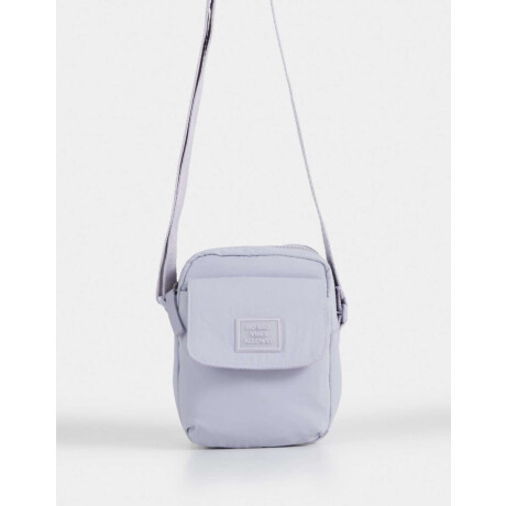 Bandolera Deportiva Con Tag Violeta Lila