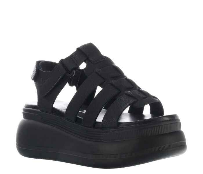 Sandalia MANDI con plataforma Black