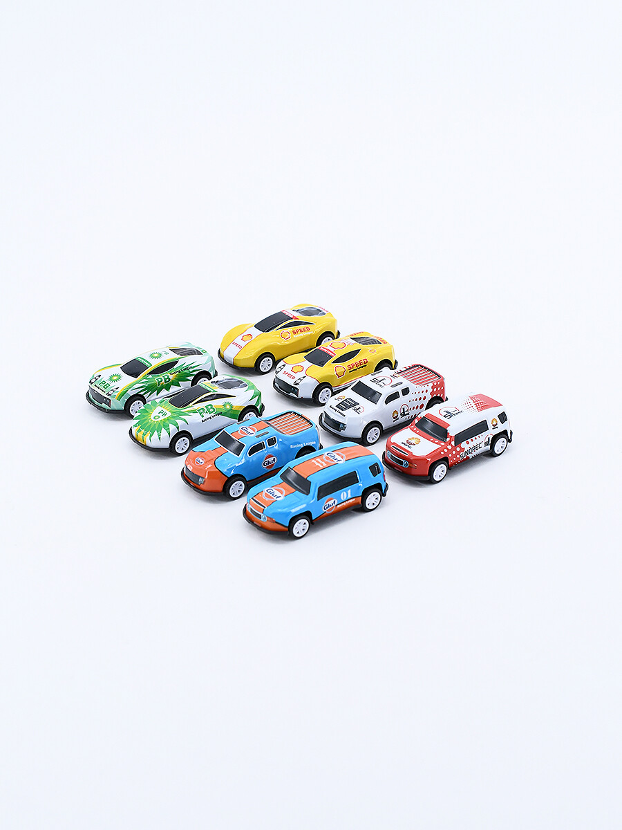 AUTITOS A FRICCION 8 PIEZAS - MULTICOLOR 