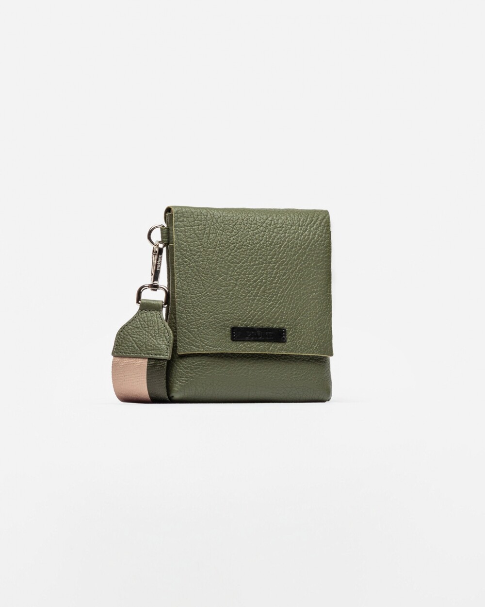 Mini Bag Olivia En Cuero Graneado Verde