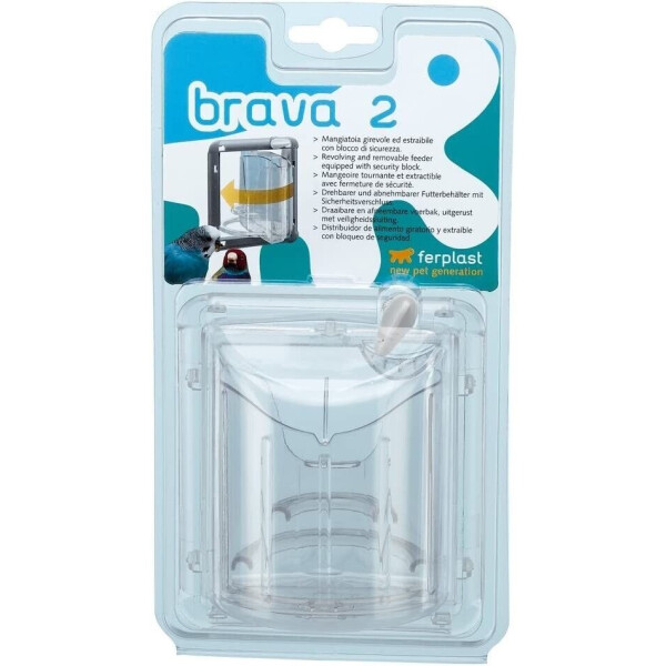 COMEDERO BRAVA 2 TRANSPARENTE COMEDERO BRAVA 2 TRANSPARENTE