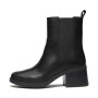 Botas Mid Chelsea Mujer Black Full Grain