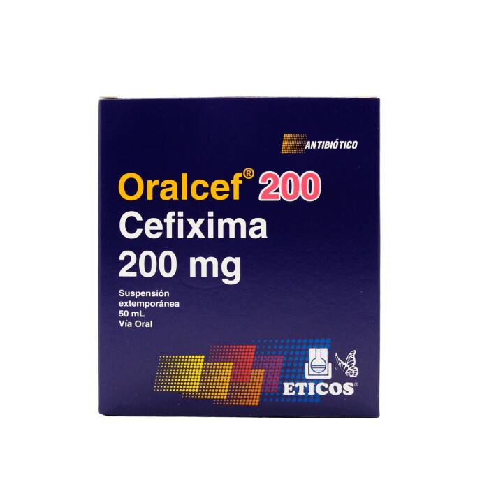 ORALCEF 200 MG. PVO.P/ SUSP. FR. X 50 ML única