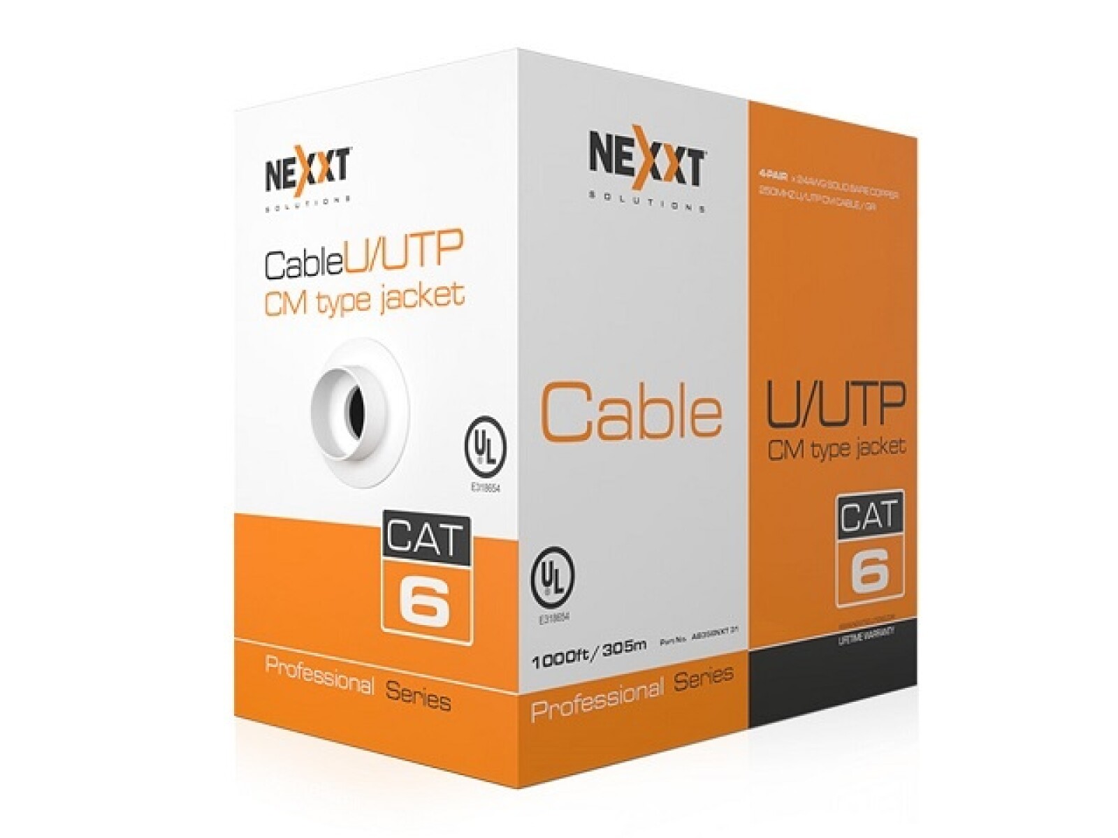 Nexxt Professional Cat6 UTP Cable 4P 24AWG CM 305m BL 