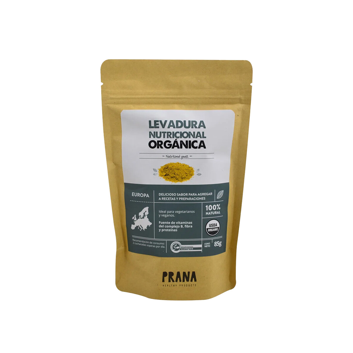 Levadura Nutricional Orgánica Prana 85g 