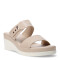 Sandalias de Mujer Lady Confort HAYS con dos tiras Beige