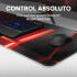 Mouse Pad Gamer Antideslisante Grande XL 75 X 28 Xtrike Me Color Negro Rojo