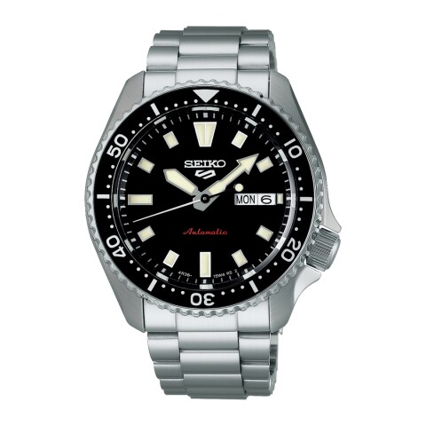 Reloj Seiko 5 Sports SRPL85K1 automático para hombre Negro