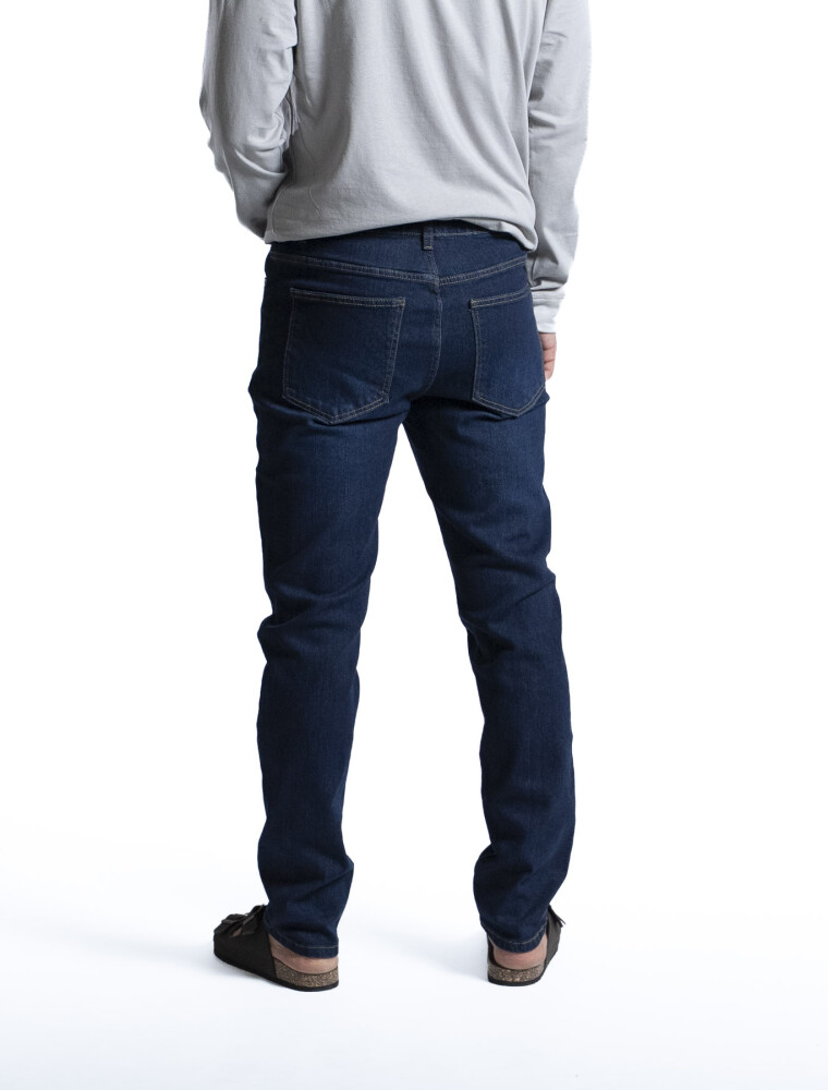 Jean Regular Fit Largo 30 Azul Oscuro