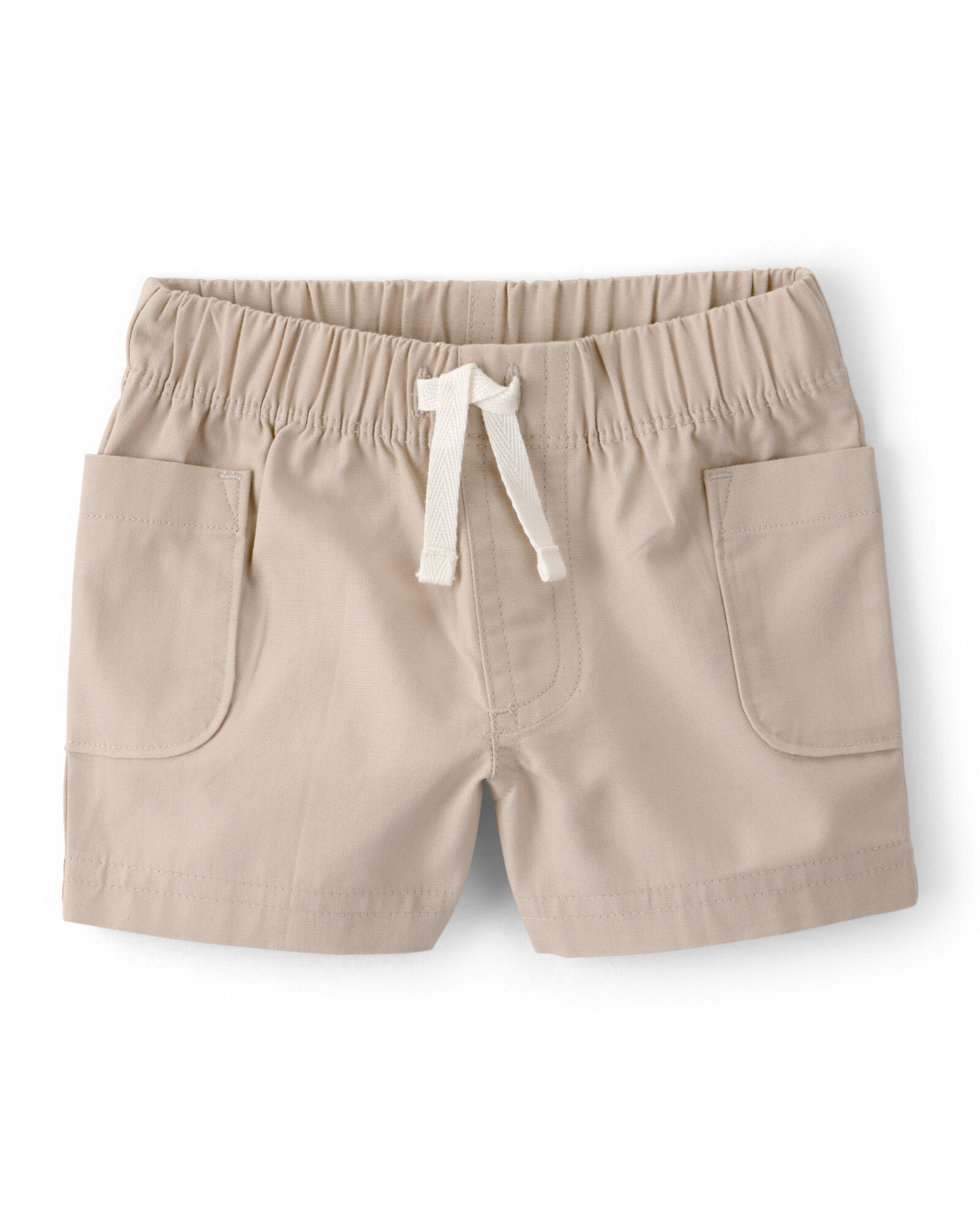 Set tres piezas de algodón, short, remera y body, beige, estampa safari Sin color